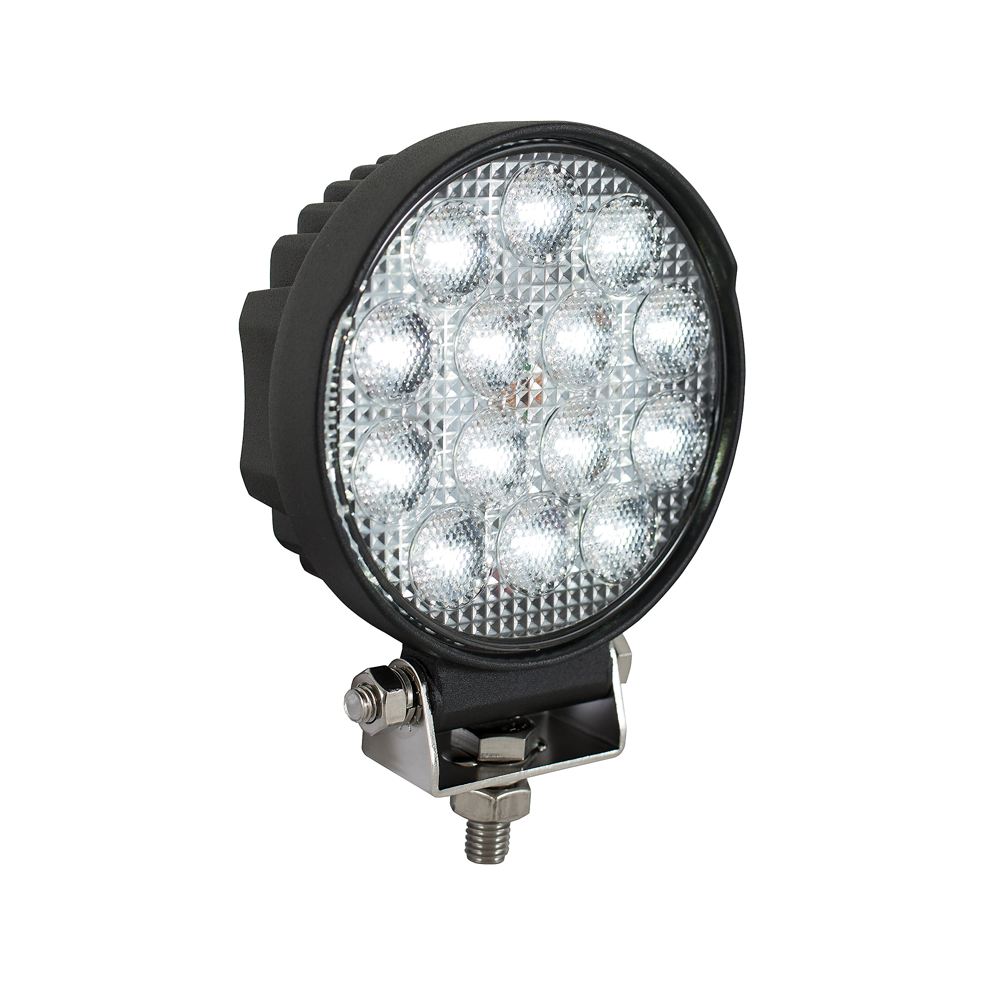 Buyers Products, 5in. Truck Offroad Vehicle Boat Mounted LED Flood Work Light, Light Type LED, Lens Color Clear, Included (qty.) 1 Model# 1492127